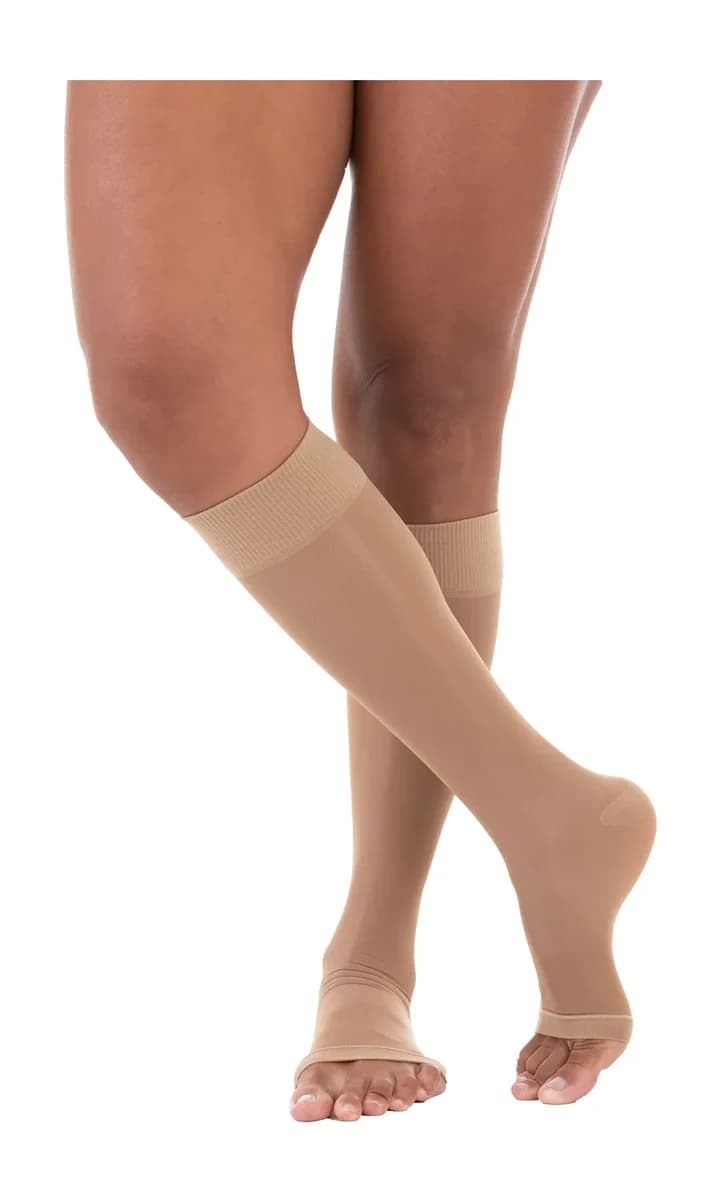 Venosan Legline AD 20-30 mmHg 3/4 Pé Aberto Sahara