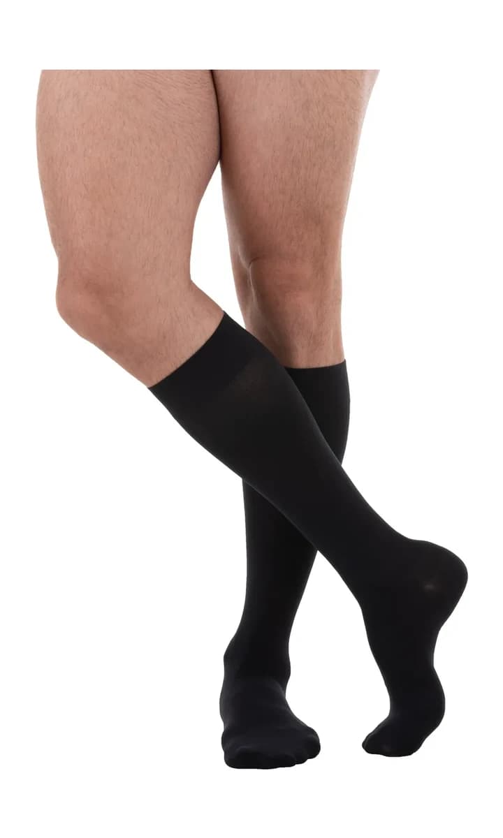 Venosan Ultraline 4000 AD 20-30 mmHg Curta Pé Fechado Preto